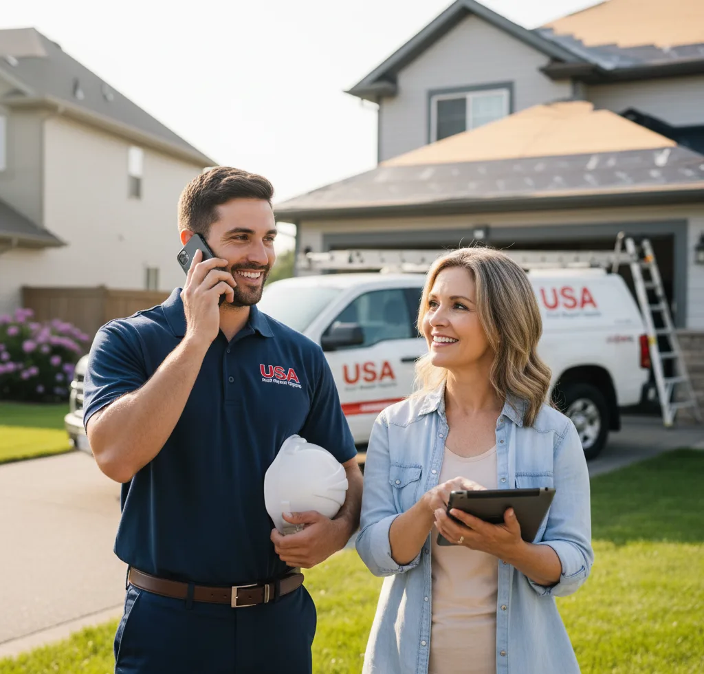 USA Roof Repair Experts customer support in Parksville